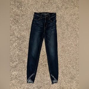 American Eagle Outfitters Dark Wash Ankle Jeans